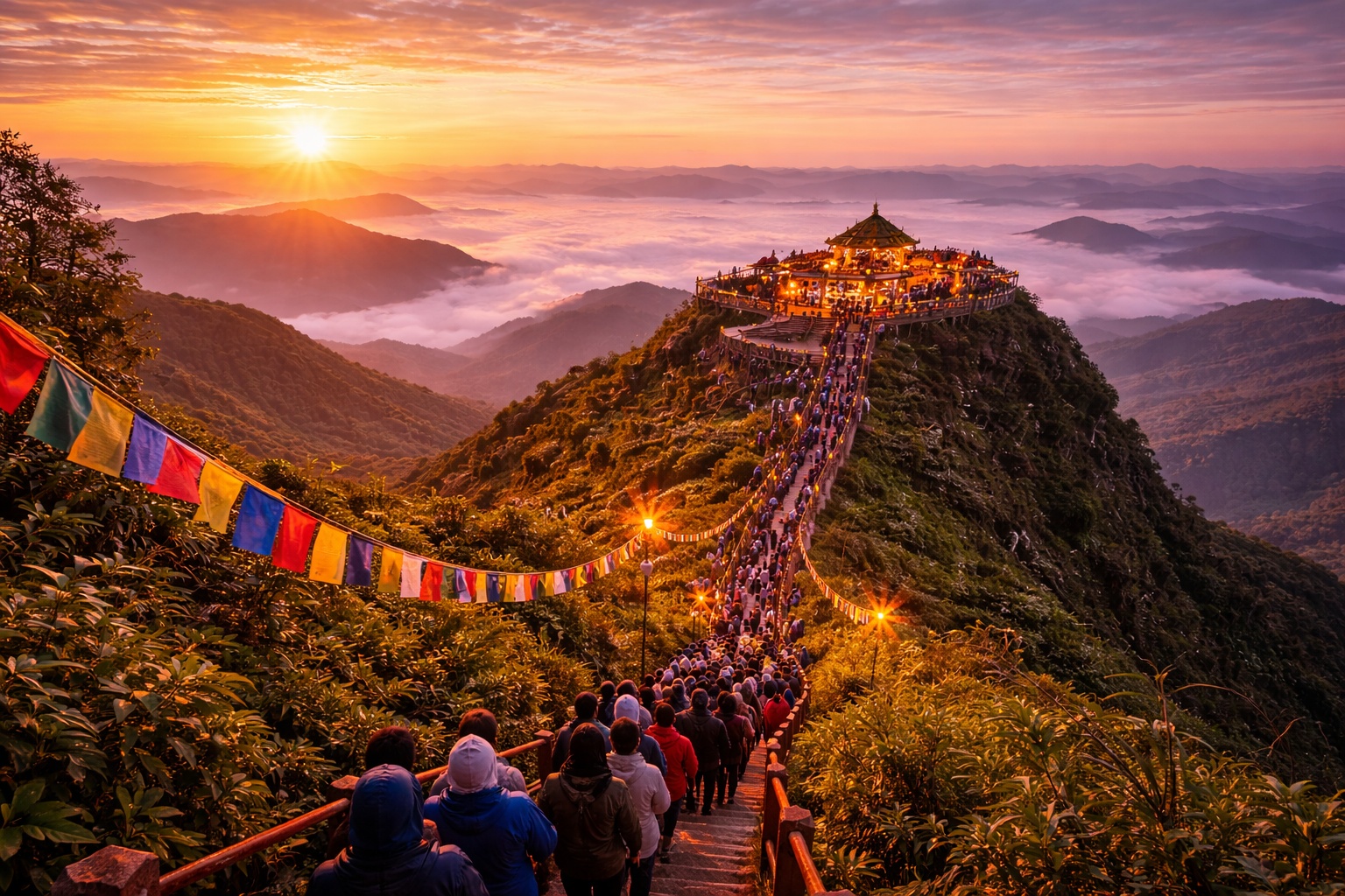 Sunrise Adam’s Peak Pilgrimage